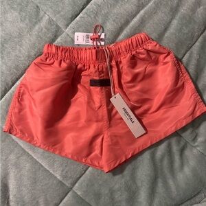 ESSENTIALS Fear of God Women's Vibrant Orange Athletic Shorts